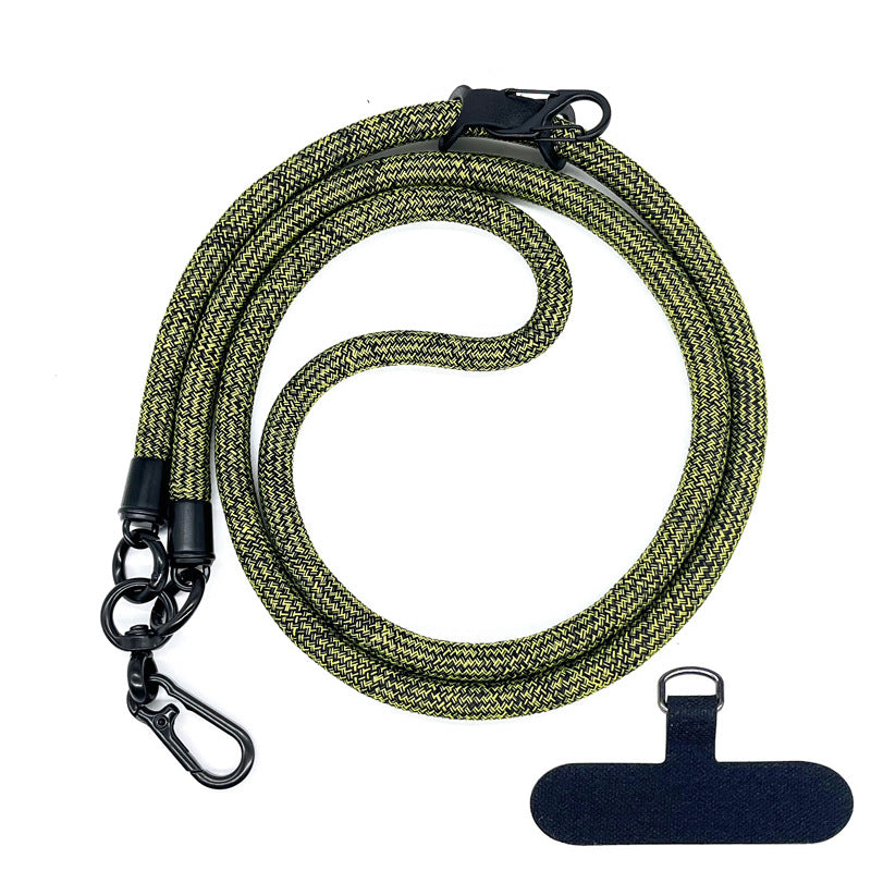 10MM Climbing Rope Mobile Phone Lanyard Gasket Adjustable Crossbody Mobile Phone Strap Camera Strap Rope Anti-lost Neck Rope