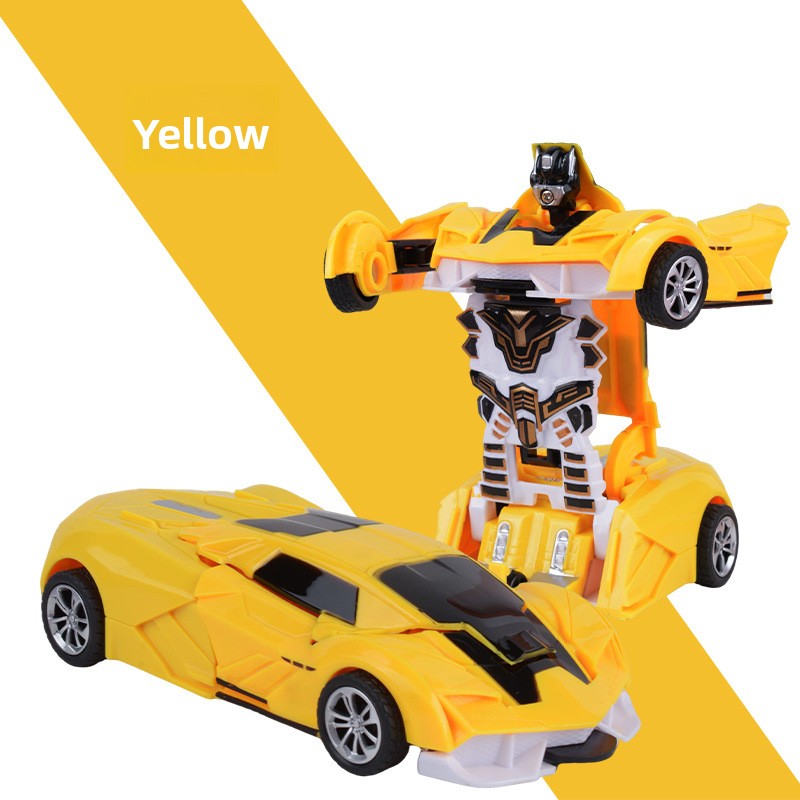 Children's deformation collision deformation car toy
