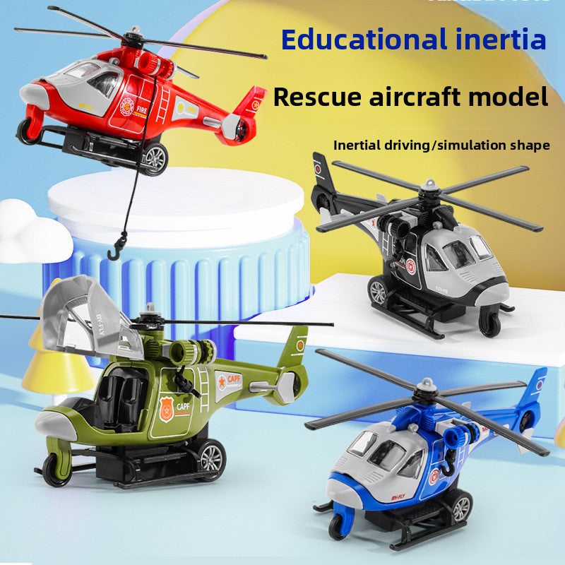 Children's toy helicopter model