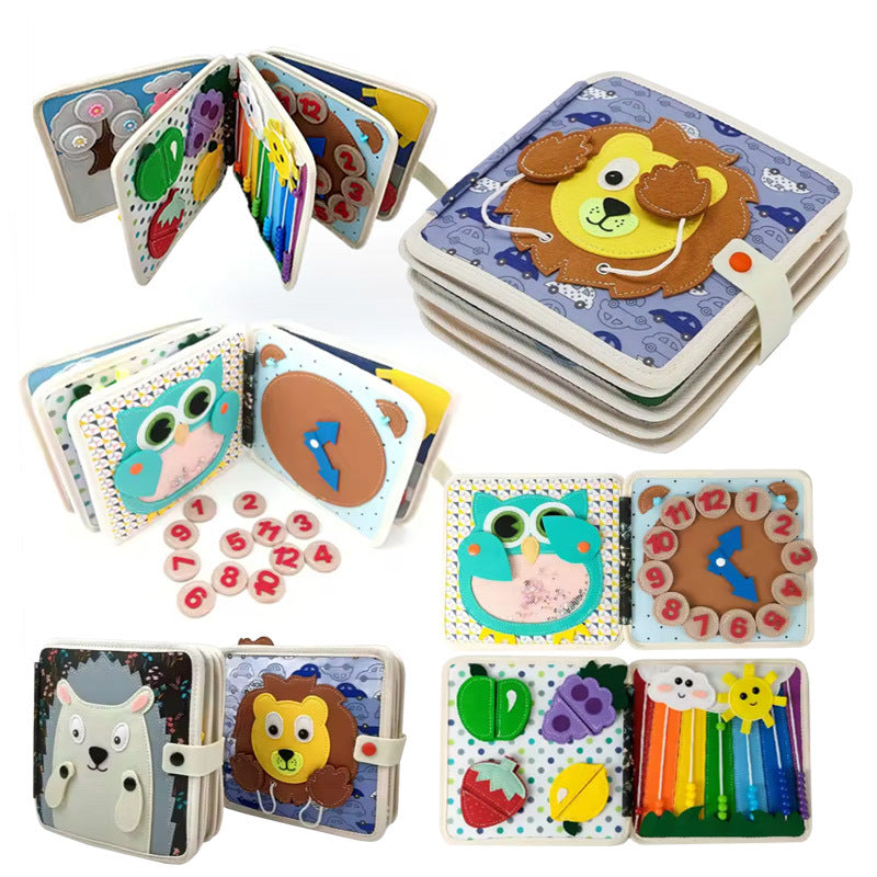 Childrens Tear Resistant Farm Animal 3D Cloth Book