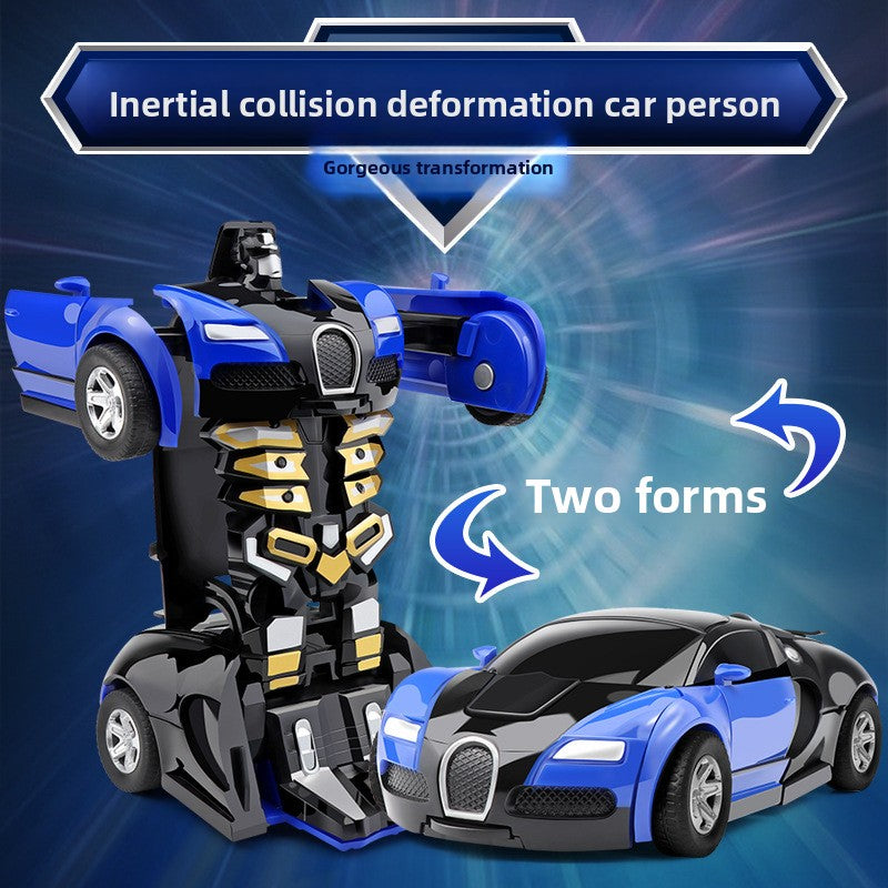 Children's transformable toy car model