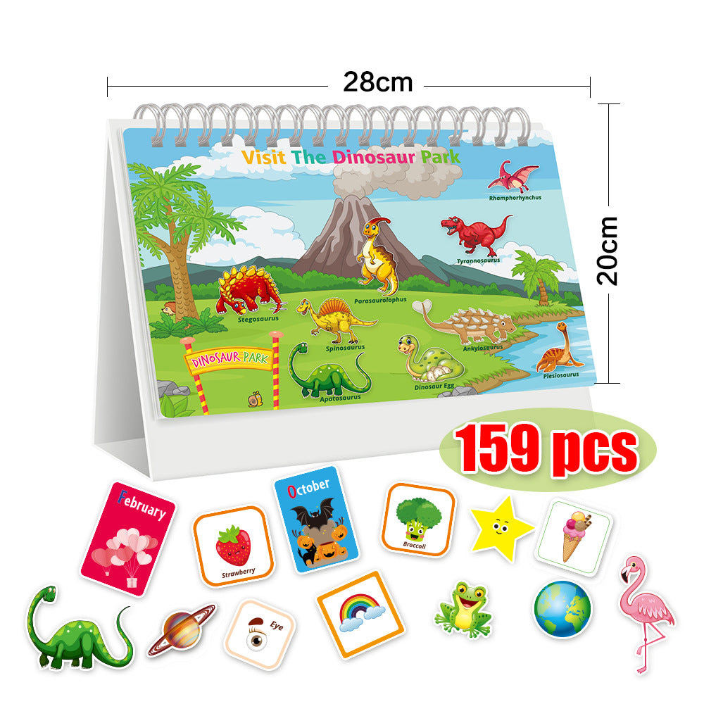 Reusable Educational Busy Book for Kids