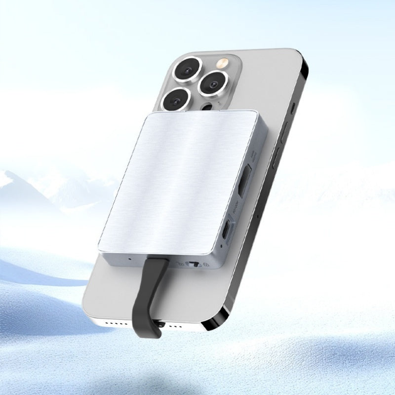 Ultra Slim Aluminum Alloy M2 Magnetic Mobile Phone Hard Disk Enclosure