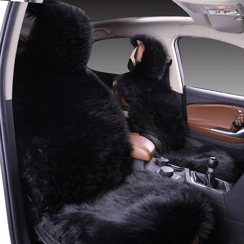 Premium Plush Car Seat Cushion - Universal Winter Comfort