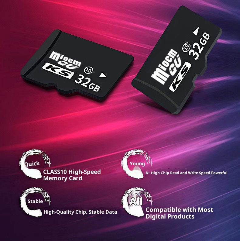 KS Series High-Speed Micro SD TF Memory Card for Dash Cam & Security Monitoring