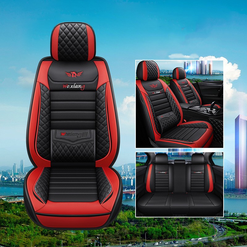 Premium Leather Car Seat Cushion - All Seasons