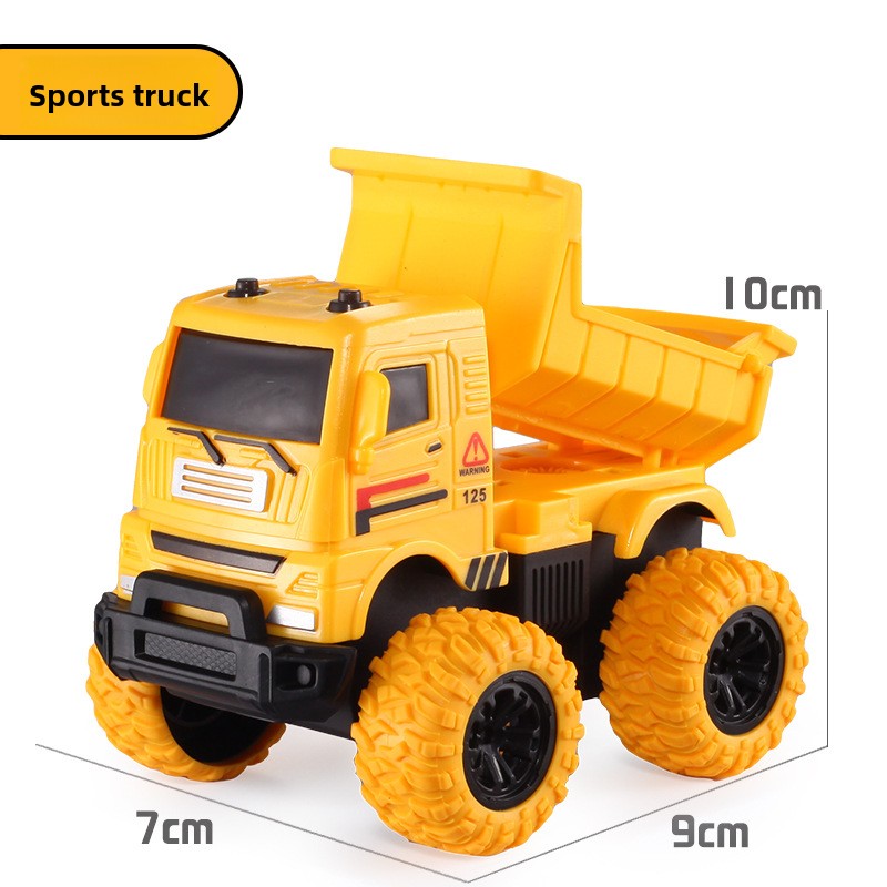 Toy car, excavator, inertial off-road vehicle