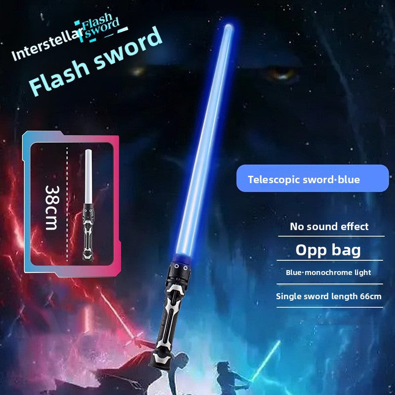 The two-in-one laser sword with seven-color retractable function
