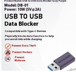 Notebook Phone Data Shielding USB Male To Type-C Female Adapter