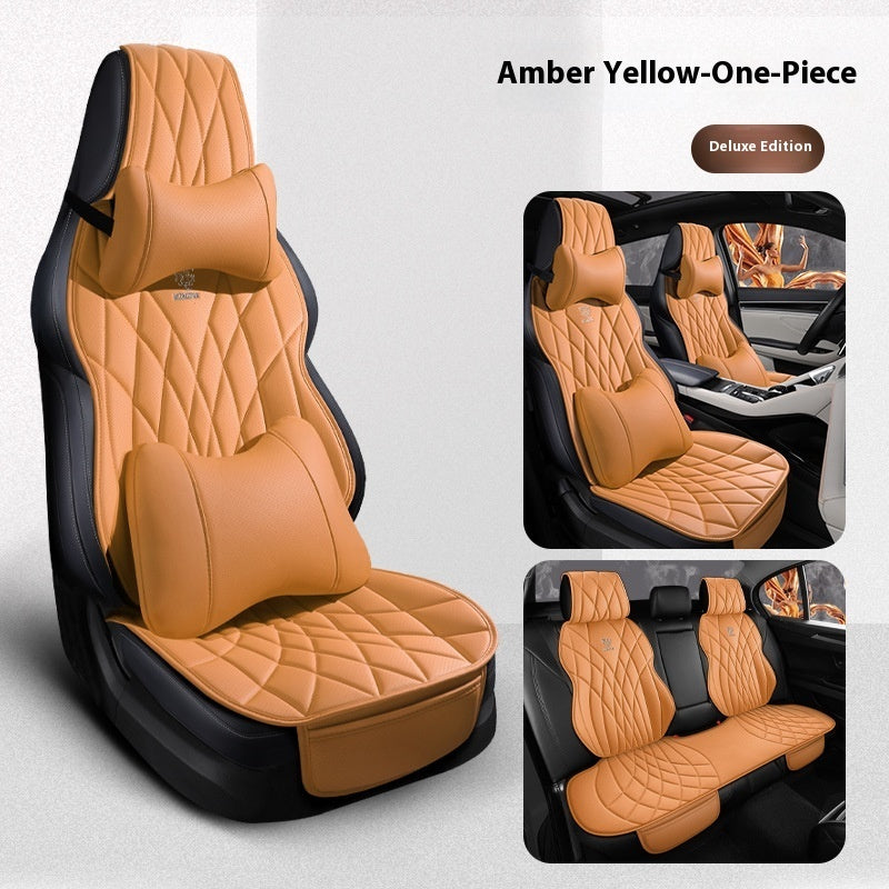 Universal Leatherette Car Seat Covers - Five-Seat Set